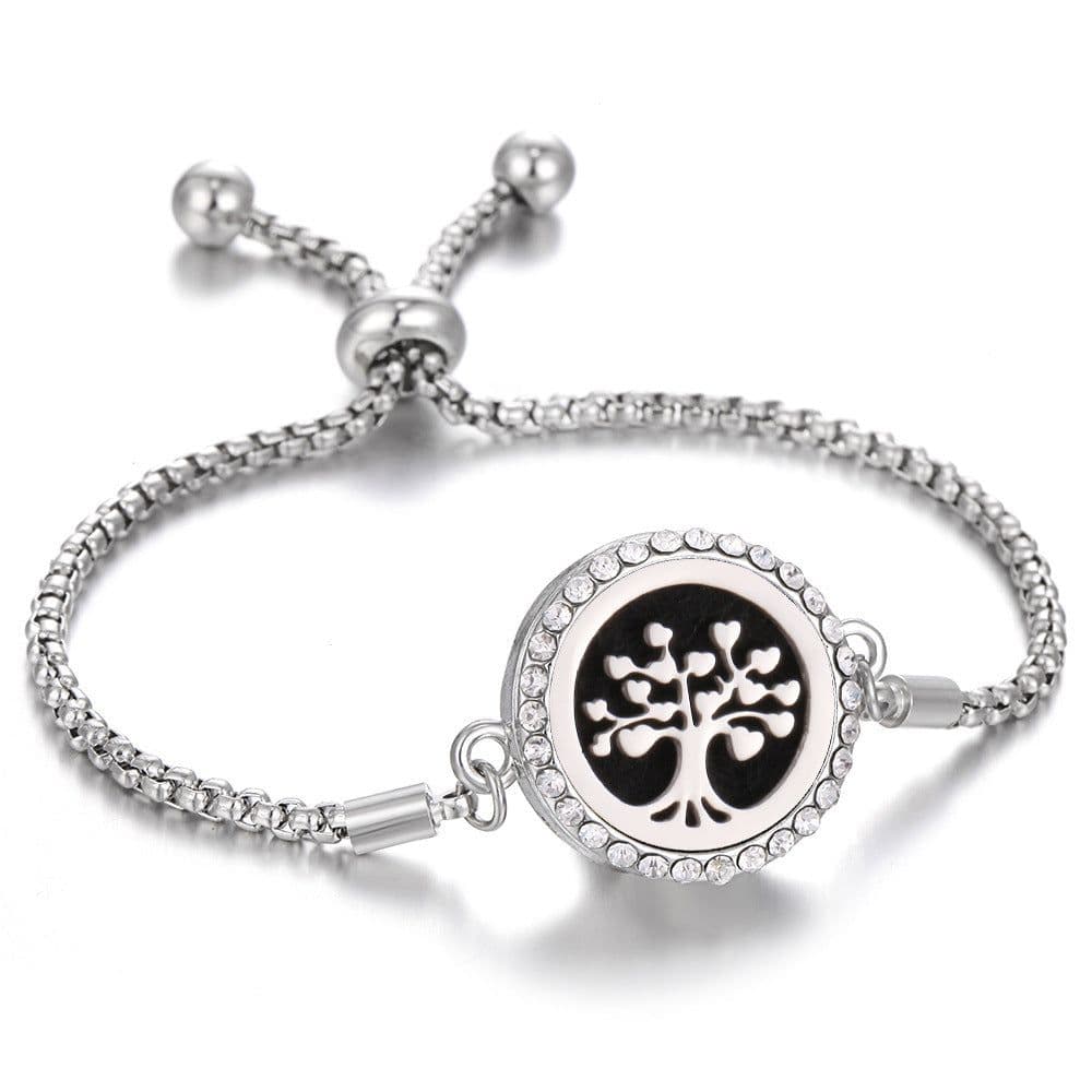 image-2024 New Kaleidoscope Aromatherapy Bracelet Perfume Essential Oil Diffuser Locket Bracelet Charms Women Aroma Diffuser Jewelry