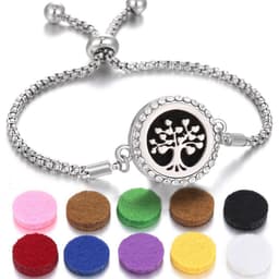 image-2024 New Kaleidoscope Aromatherapy Bracelet Perfume Essential Oil Diffuser Locket Bracelet Charms Women Aroma Diffuser Jewelry