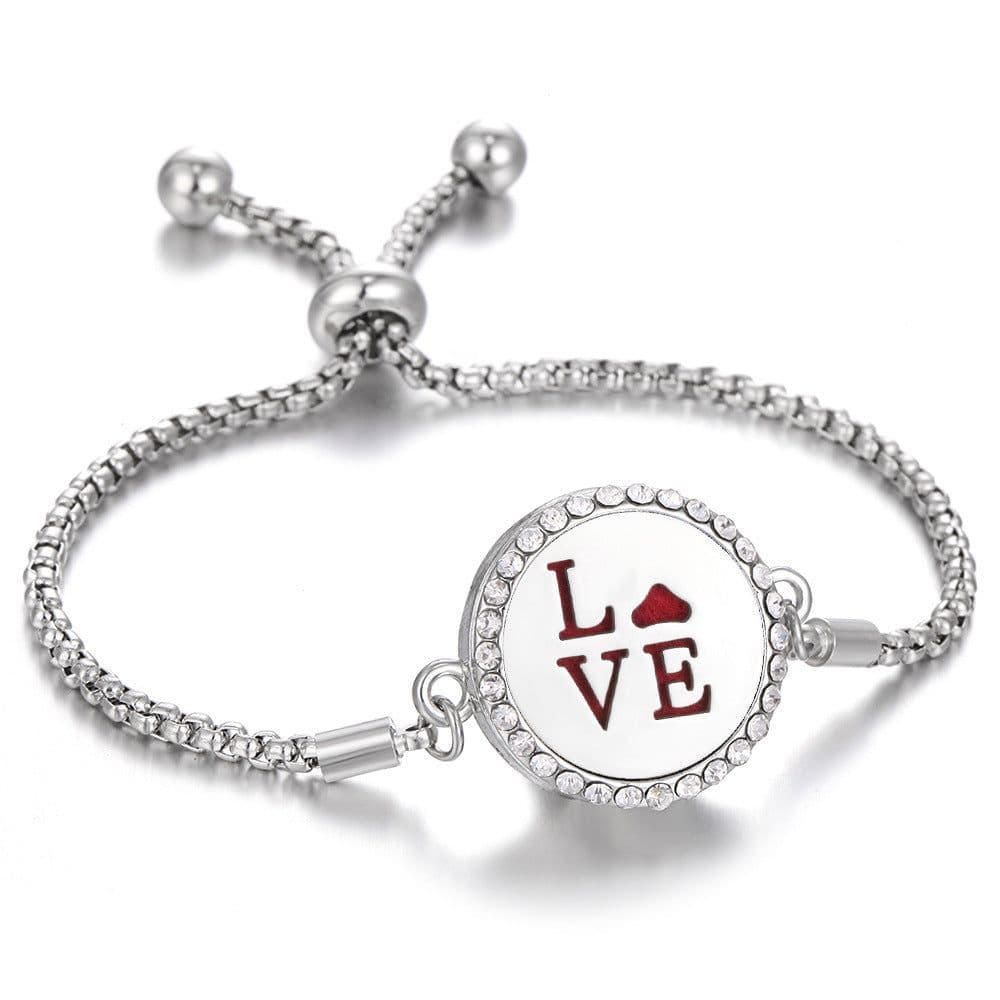 image-2024 New Kaleidoscope Aromatherapy Bracelet Perfume Essential Oil Diffuser Locket Bracelet Charms Women Aroma Diffuser Jewelry