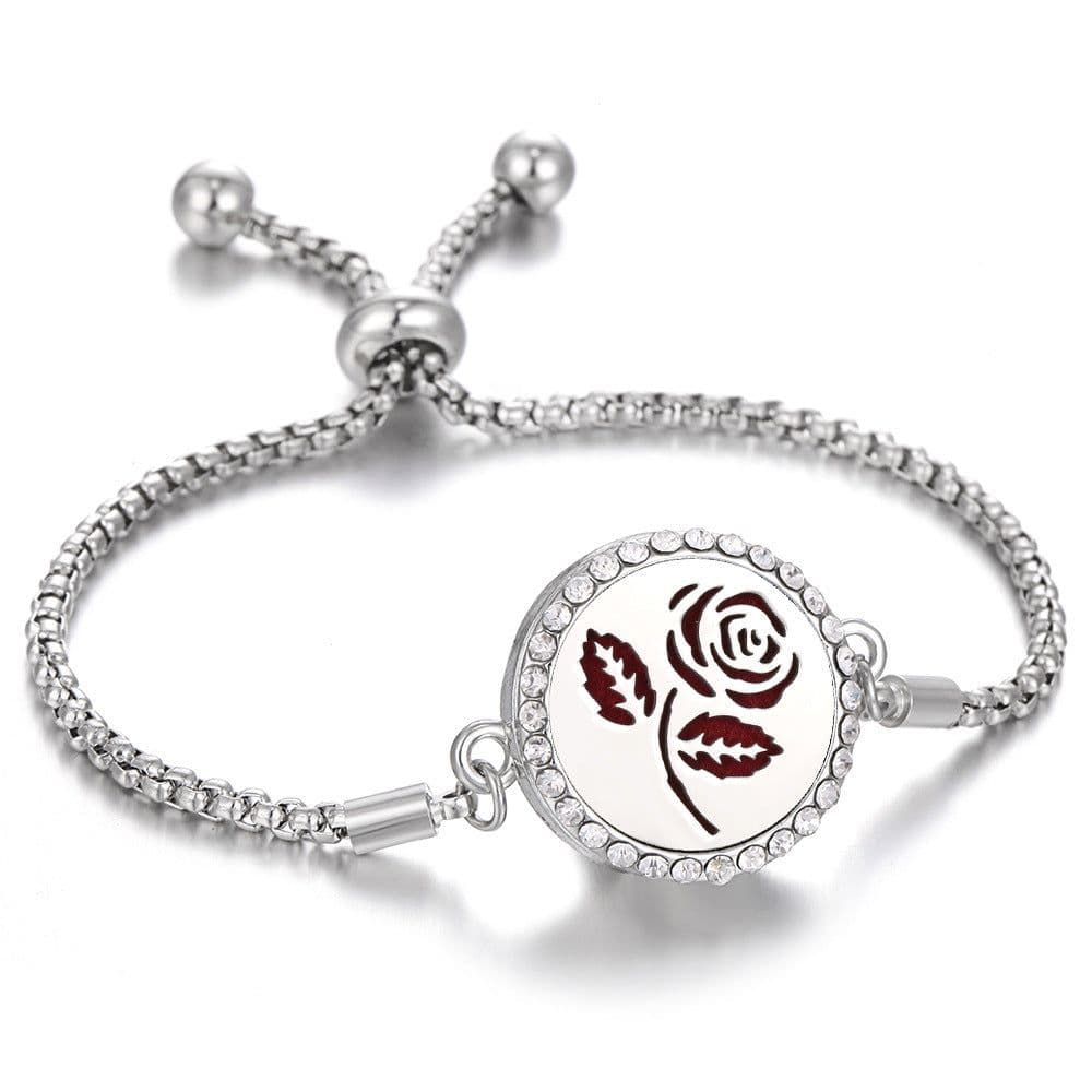 image-2024 New Kaleidoscope Aromatherapy Bracelet Perfume Essential Oil Diffuser Locket Bracelet Charms Women Aroma Diffuser Jewelry