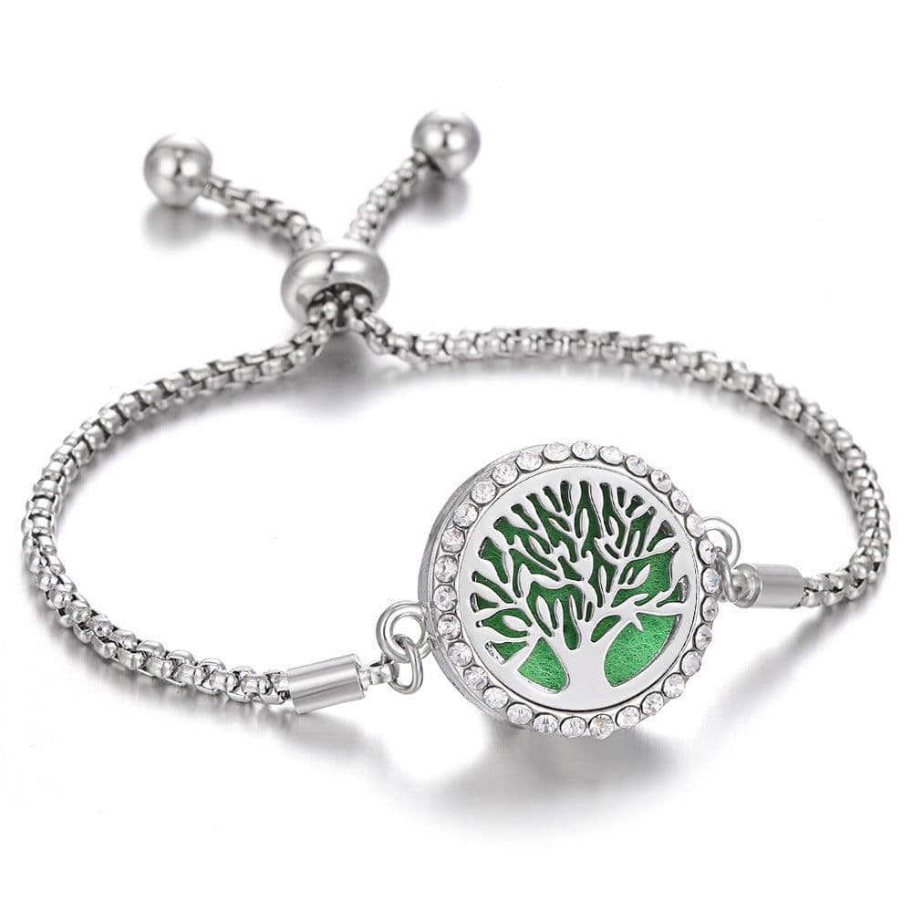 image-2024 New Kaleidoscope Aromatherapy Bracelet Perfume Essential Oil Diffuser Locket Bracelet Charms Women Aroma Diffuser Jewelry