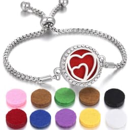 image-2024 New Kaleidoscope Aromatherapy Bracelet Perfume Essential Oil Diffuser Locket Bracelet Charms Women Aroma Diffuser Jewelry