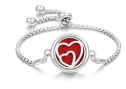 image-2024 New Kaleidoscope Aromatherapy Bracelet Perfume Essential Oil Diffuser Locket Bracelet Charms Women Aroma Diffuser Jewelry