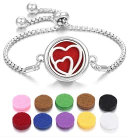 image-2024 New Kaleidoscope Aromatherapy Bracelet Perfume Essential Oil Diffuser Locket Bracelet Charms Women Aroma Diffuser Jewelry