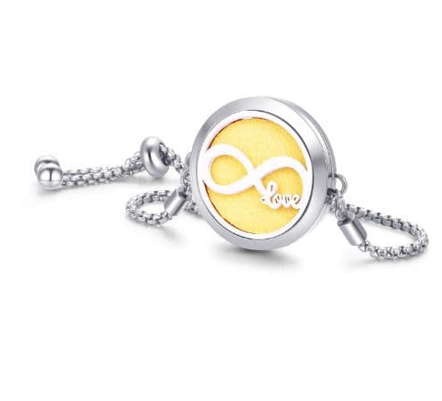 image-2024 New Kaleidoscope Aromatherapy Bracelet Perfume Essential Oil Diffuser Locket Bracelet Charms Women Aroma Diffuser Jewelry