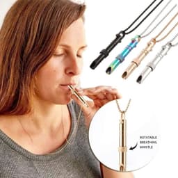 image-Couple Stainless Steel Mindfulness Breathing Necklace For Women Men Anxiety Relief Pendant Stress Panic Attack Relief Meditation