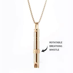 image-Couple Stainless Steel Mindfulness Breathing Necklace For Women Men Anxiety Relief Pendant Stress Panic Attack Relief Meditation