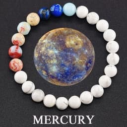 image-Fashion Jewelry Couples Bracelets Matte 10 Mm Stone Beads Bracelet Men Universe Energy Bangle Vintage Minimalist Elastic Jewelry Women