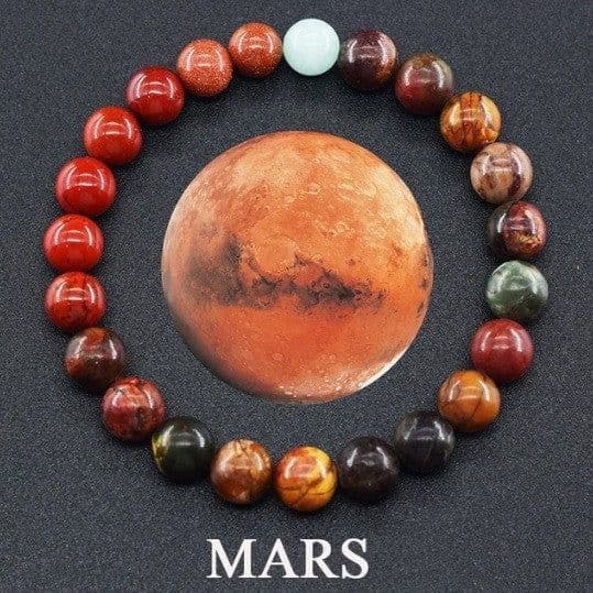 image-Fashion Jewelry Couples Bracelets Matte 10 Mm Stone Beads Bracelet Men Universe Energy Bangle Vintage Minimalist Elastic Jewelry Women