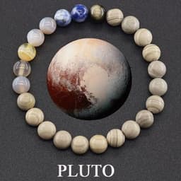 image-Fashion Jewelry Couples Bracelets Matte 10 Mm Stone Beads Bracelet Men Universe Energy Bangle Vintage Minimalist Elastic Jewelry Women