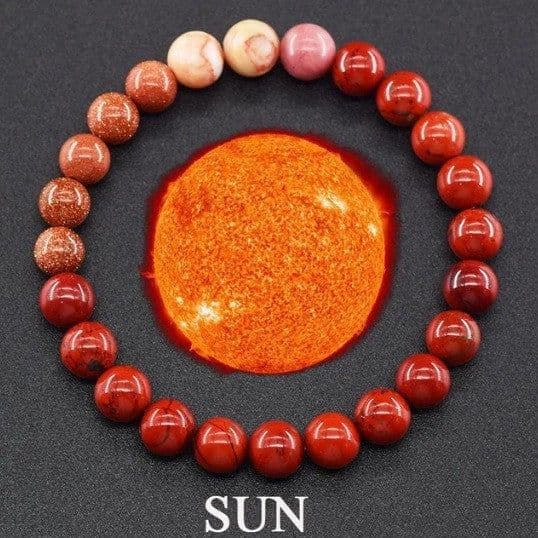 image-Fashion Jewelry Couples Bracelets Matte 10 Mm Stone Beads Bracelet Men Universe Energy Bangle Vintage Minimalist Elastic Jewelry Women