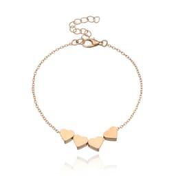 image-Fashion Jewelry Exquisite New Korean Fashion Temperament Simple Thin Chain Heart Bracelet For Women Girls Birthday Party Jewelry Gift