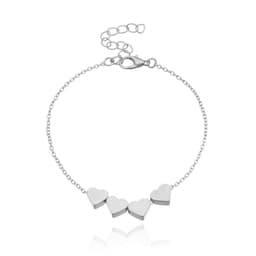 image-Fashion Jewelry Exquisite New Korean Fashion Temperament Simple Thin Chain Heart Bracelet For Women Girls Birthday Party Jewelry Gift