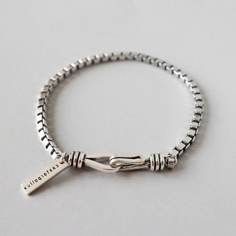 image-Silver Bracelet Female Couple Bracelet