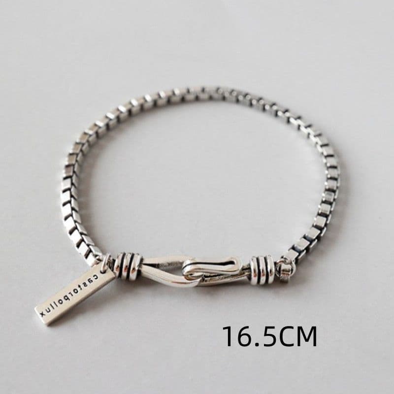 image-Silver Bracelet Female Couple Bracelet