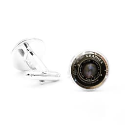 image-Fashion Glass Men's Clothing Buttons Cufflinks