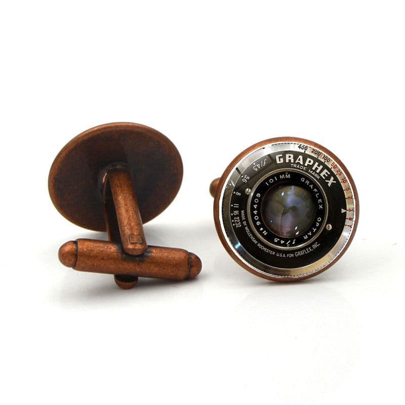 image-Fashion Glass Men's Clothing Buttons Cufflinks