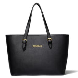 image-Women's Black Big Bag Portable European And American Ladies One Shoulder