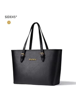 image-Women's Black Big Bag Portable European And American Ladies One Shoulder