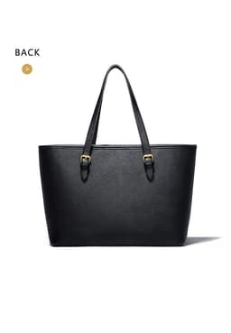 image-Women's Black Big Bag Portable European And American Ladies One Shoulder