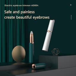 image-Electric Eyebrow Trimmer Makeup Painless Eye Brow Epilator Mini Shaver Razors Portable Facial Hair Remover Women Depilator