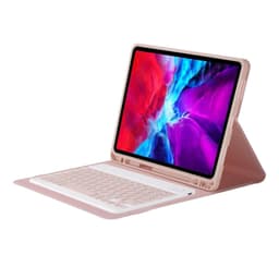image-Compatible with Apple, Air10.9Ipad10.2 Pen Slot Bluetooth Keyboard Leather Case Pro9.7Air2Mini45 Detachable Keyboard Cover
