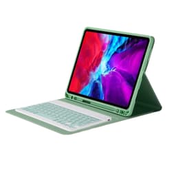 image-Compatible with Apple, Air10.9Ipad10.2 Pen Slot Bluetooth Keyboard Leather Case Pro9.7Air2Mini45 Detachable Keyboard Cover