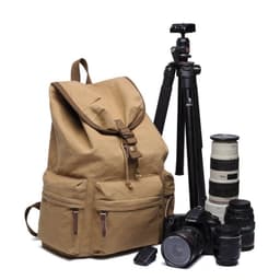 image-Recreational Shoulder Canvas Photo Bag With Large Capacity