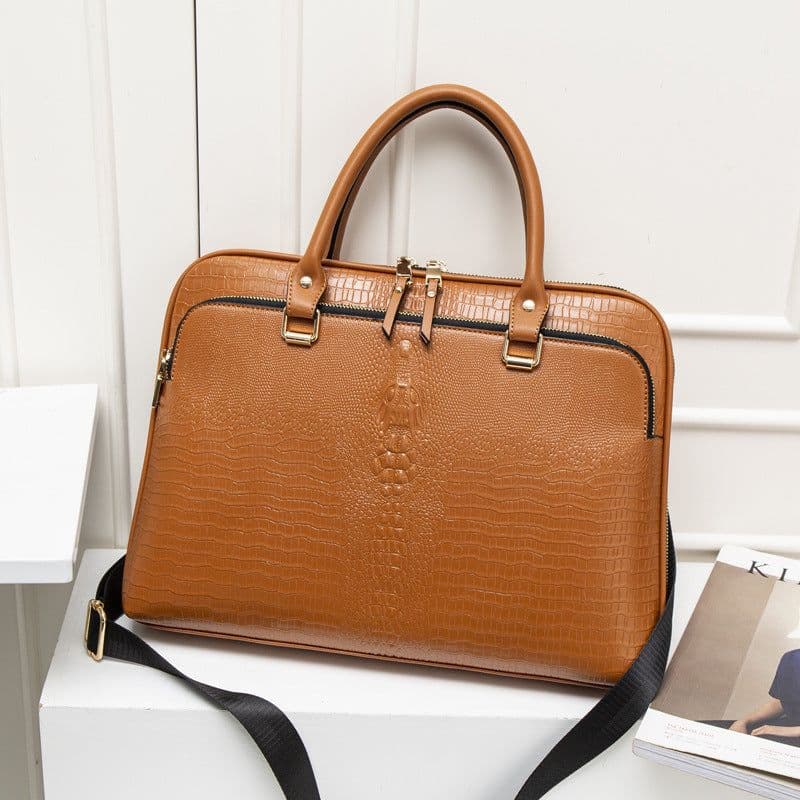 image-Computer Bag, Lady Briefcase, Business Career Portable Document Bag
