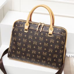 image-Computer Bag, Lady Briefcase, Business Career Portable Document Bag