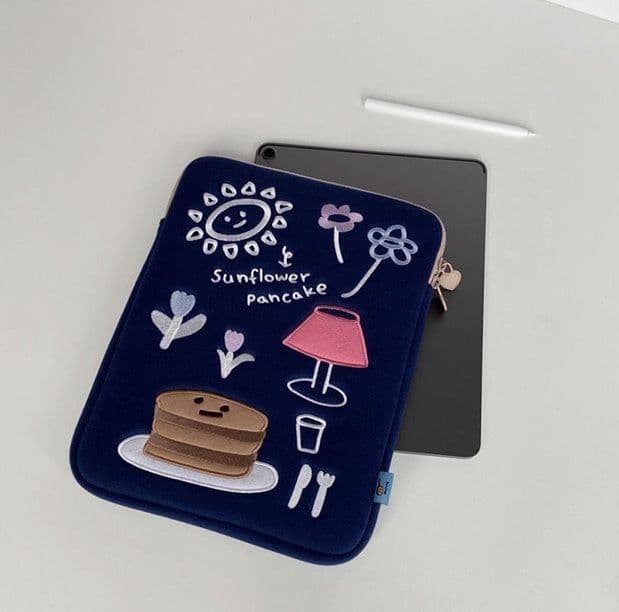 image-Compatible with Apple, Cute Holding File Bag 13, 15 Inch Laptop Bag, Tablet 11ipad Liner Bag