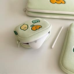 image-Niche Design Lemon Embroidery Flower Laptop Bag