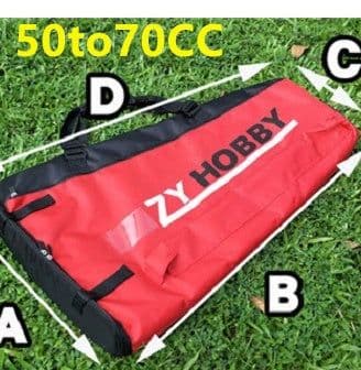 image-Model Airplane Fixed-wing Aircraft Wing Bag One-shoulder Carry Protection Bag