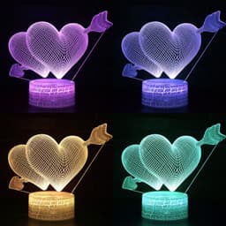 image-I LOVE YOU Sweet Lover Heart Balloon 3D LED USB Lamp Romantic Decorative Colorful Night Light Girlfriend Gift Mothers Day