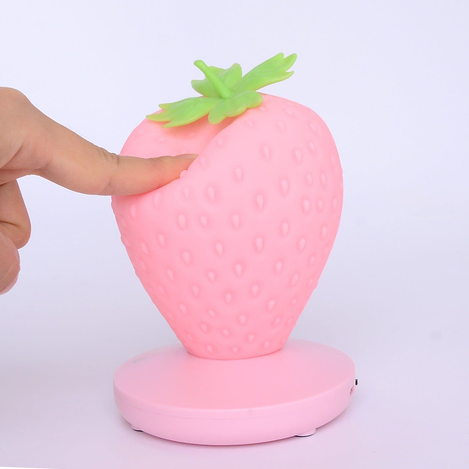 image-Creative Charging Strawberry Lamp Usb Three-Speed Dimming