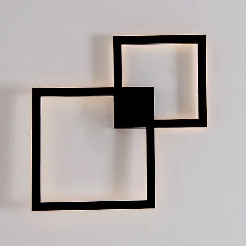 image-Modern Creative Geometric Square Aisle Wall Decoration Lamps