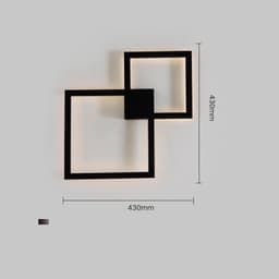 image-Modern Creative Geometric Square Aisle Wall Decoration Lamps