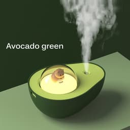 image-Avocado Mini Spray Humidifier USB Charging Night Light Portable Mist Sprayer For Home Car