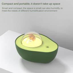 image-Avocado Mini Spray Humidifier USB Charging Night Light Portable Mist Sprayer For Home Car