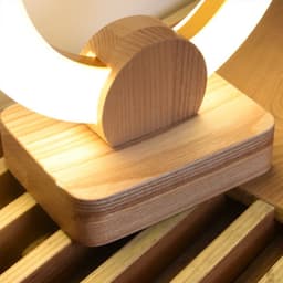 image-Wooden Art Circular Chandelier Nordic Style Living Room Dining Room Art Lamps