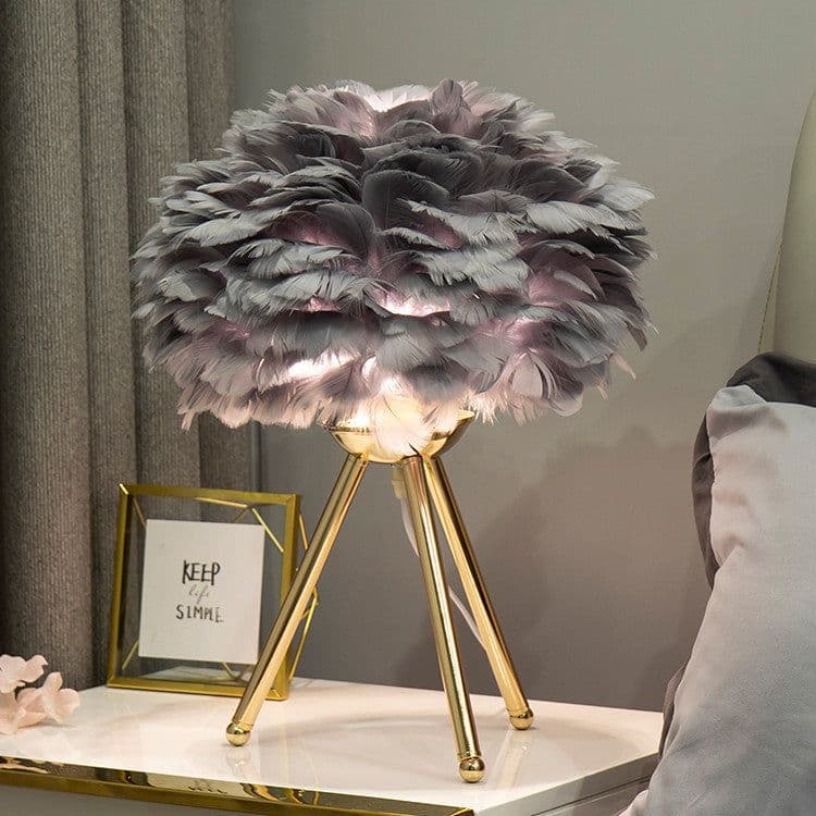 image-Bedroom Bedside Lamp Nordic Ins Girl American Style
