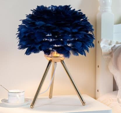 image-Bedroom Bedside Lamp Nordic Ins Girl American Style
