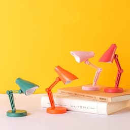 image-Eye Protection Table Lamp LED Book Light Mini Clip-on Flexible Bright LED Lamp Light Book Reading Lamp for Travel Bedroom Book