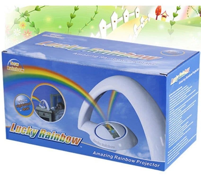 image-LED Colorful Rainbow Night Light Romantic Sky Rainbow Projection Lamp Bedroom Light Home Decoration