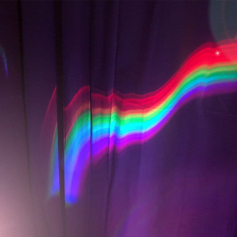 image-LED Colorful Rainbow Night Light Romantic Sky Rainbow Projection Lamp Bedroom Light Home Decoration