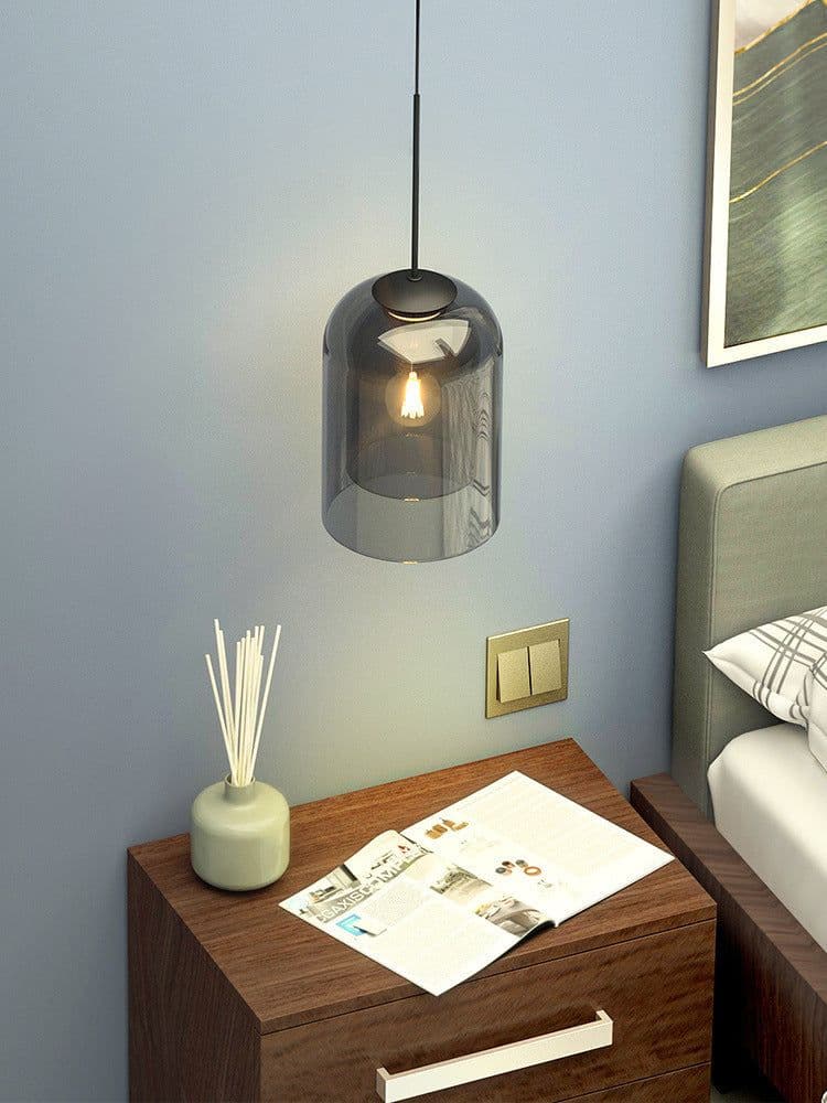 image-Nordic Wall Lamp Designer Villa Living Room Hotel Aisle Staircase Balcony Bedside Creative Glass Lamps