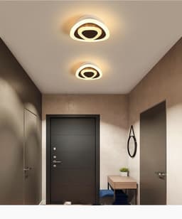 image-Surface-mounted Living Room Lighting, Hallway, Cloakroom, Ceiling Lamp, Porch, Balcony, Corridor, Aisle Lamps