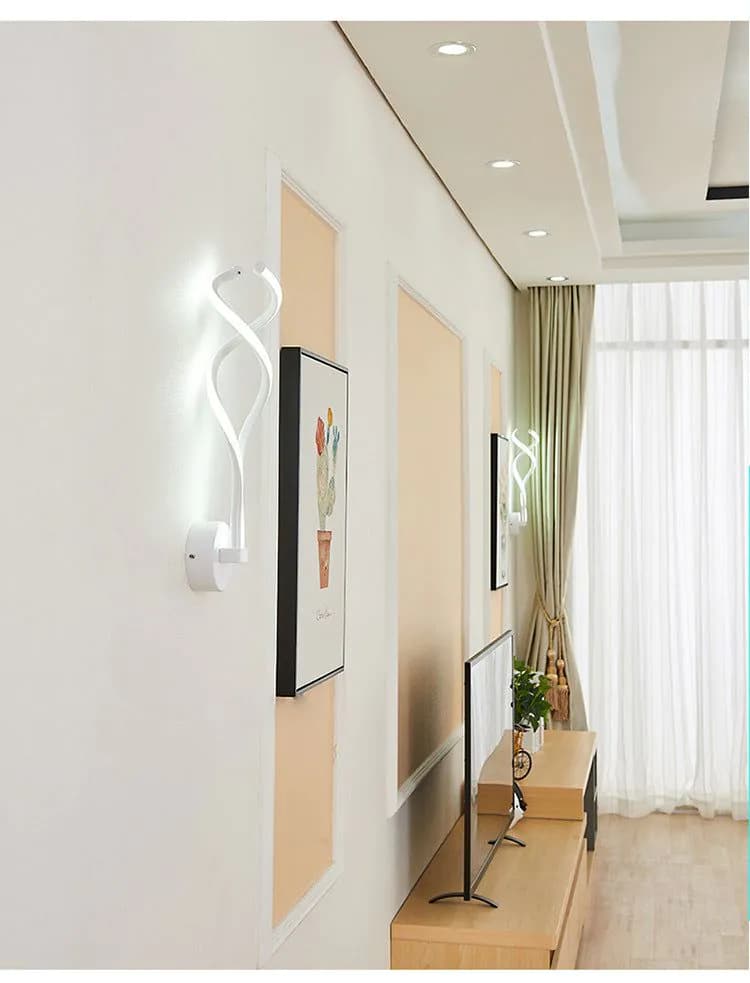 image-Simple And Creative Led Wall Lamp Musical Note Led Wall Lamp Background Wall Lamp Zhongshan Lamps Wholesale One On Behalf Of