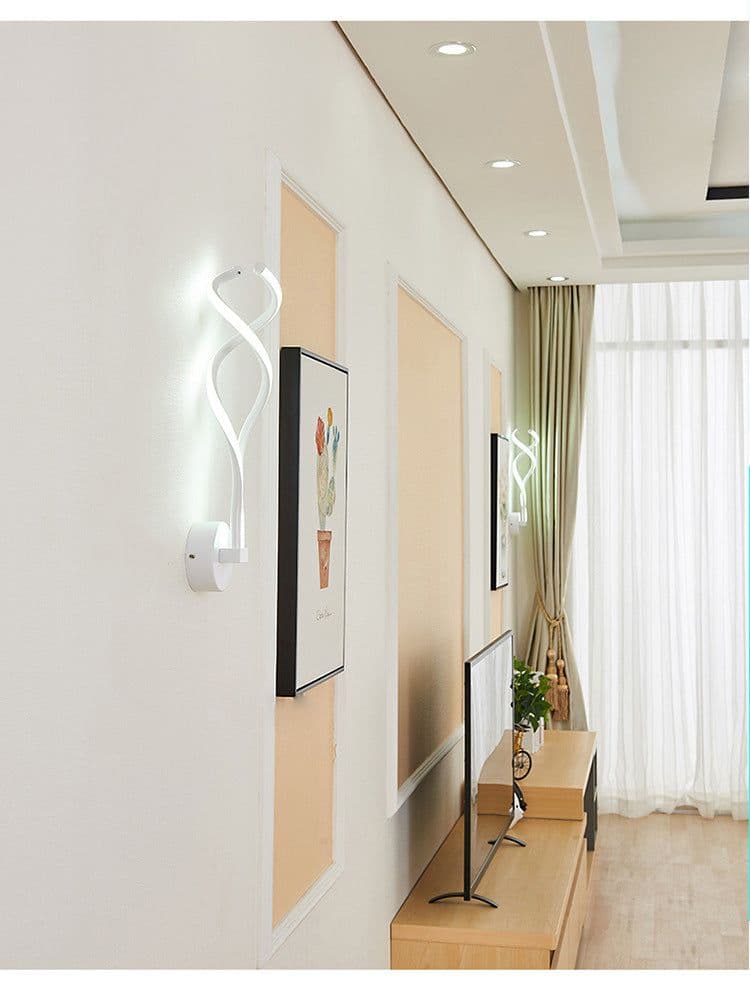 image-Simple And Creative Led Wall Lamp Musical Note Led Wall Lamp Background Wall Lamp Zhongshan Lamps Wholesale One On Behalf Of