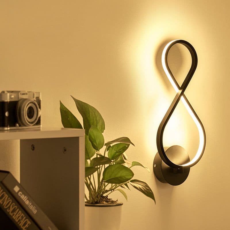 image-Simple And Creative Led Wall Lamp Musical Note Led Wall Lamp Background Wall Lamp Zhongshan Lamps Wholesale One On Behalf Of